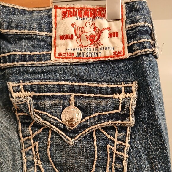 True Religion Julie Super T Jean - Size 27 - Picture 7 of 9